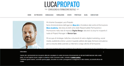 Desktop Screenshot of lucapropato.com